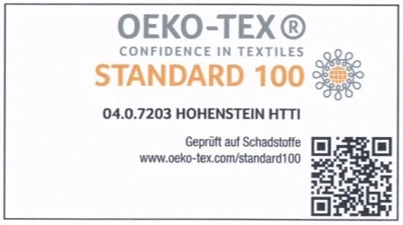 Schaumstoff Oeko-Tex Standard 100