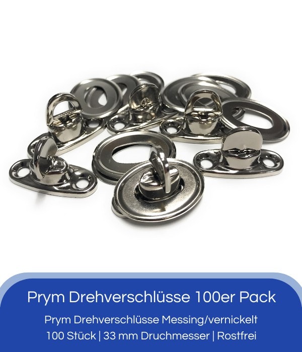 Prym rehverschlüsse 100er Pack