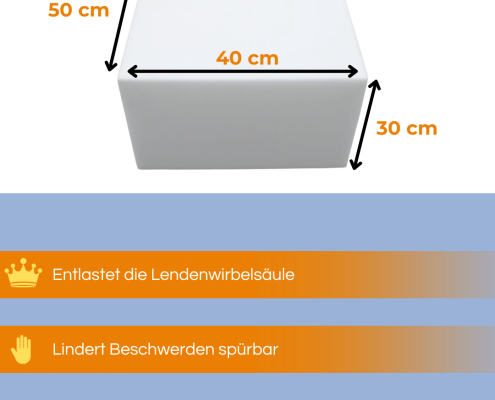 Stufenbett Bandscheibenwürfel